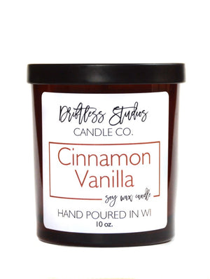 Cinnamon Vanilla Soy Wax Candle