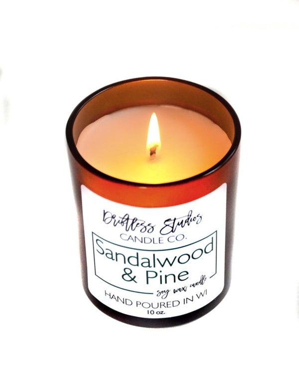 Get Naked Just Kidding Funny Candles - Sandalwood Pine - Driftless