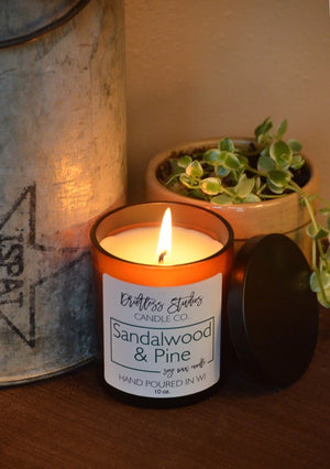 Sandalwood & Pine Soy Wax Candle