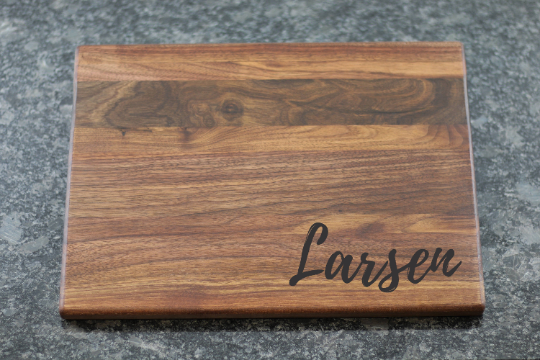 Personalized Cutting Board - Family Name - Driftless Studios