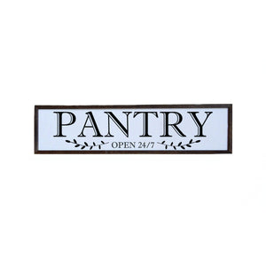 "Pantry" 24x6 Wall Art Sign - FW002