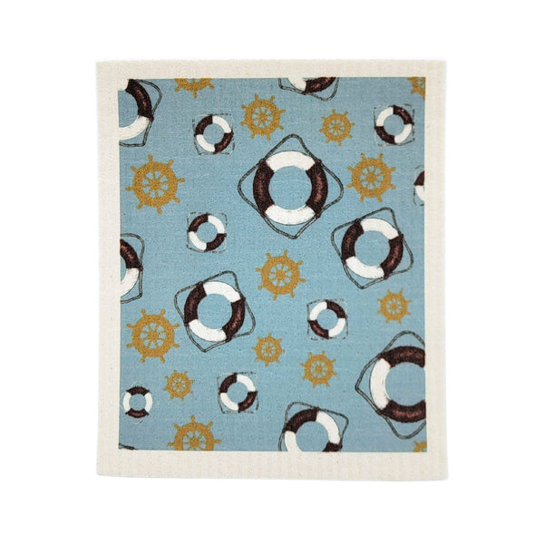 Boo! Fall Pattern Swedish Dishcloth - Driftless Studios