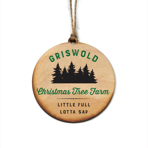 "Griswold Christmas Tree Farm" Christmas Ornament - WW093