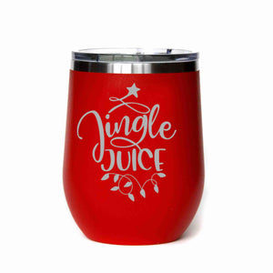 "Jingle Juice" 12 oz Wine Mug