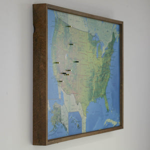 36x24 - Geographical National Parks Map - US Travel Map - UM007 - Driftless Studios