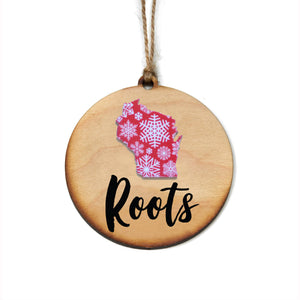 "Roots" Christmas Ornament - WW004 - Driftless Studios