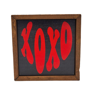 XOXO 6x6 Wall Art Sign- BW140