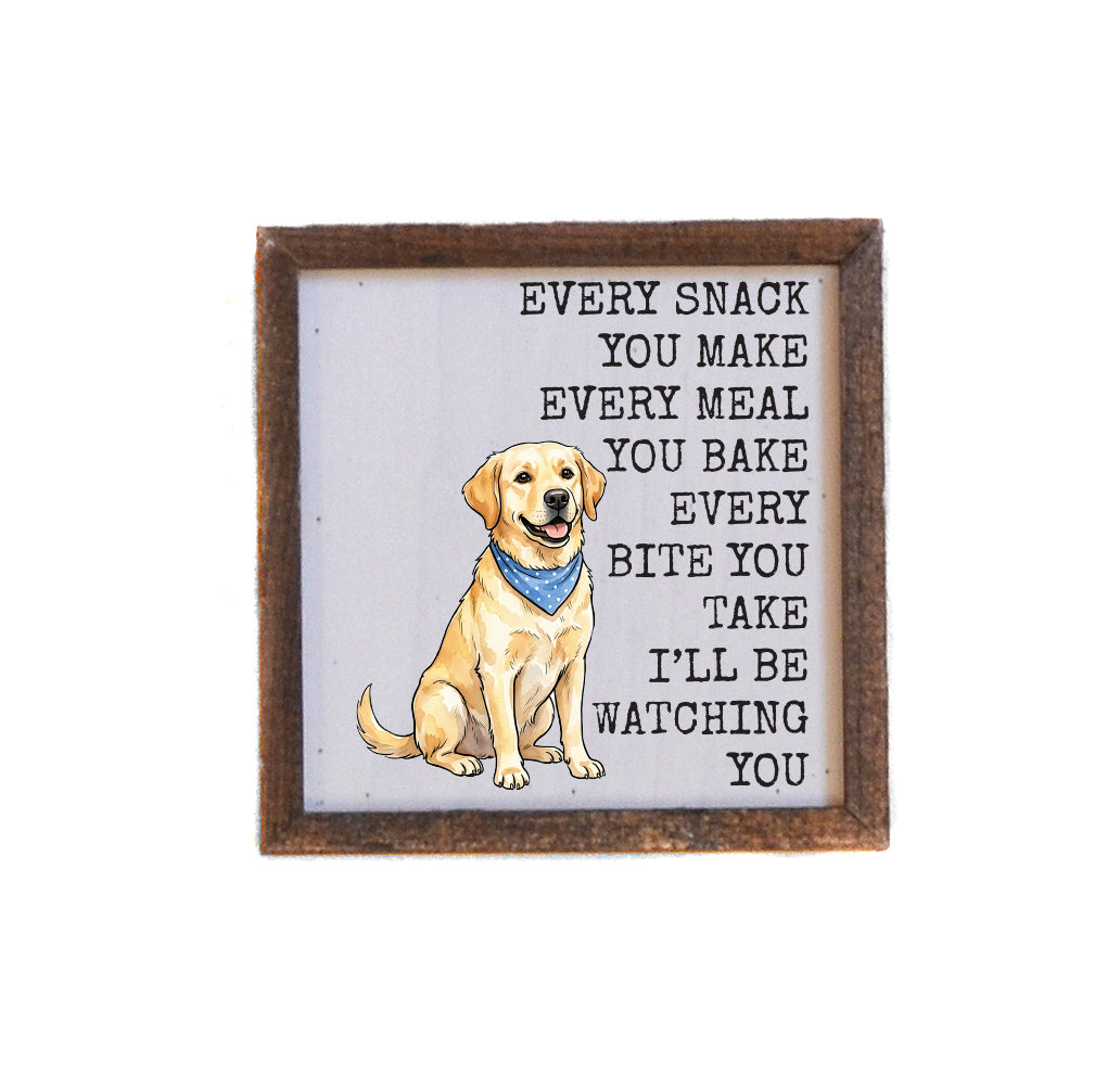I'll Be Watching You 6x6 Wall Art Sign- BW231