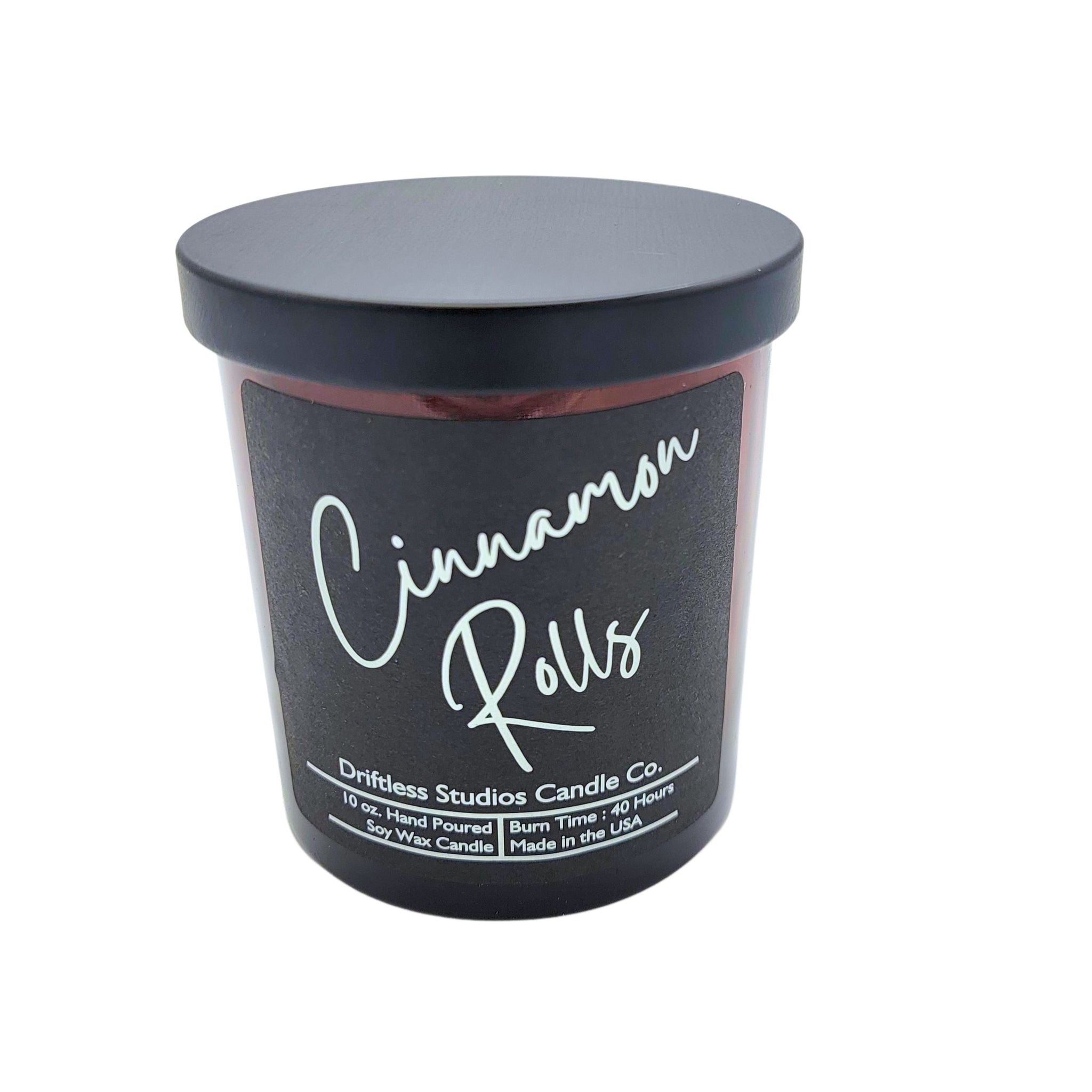 Cinnamon Rolls Soy Wax Candles - 10oz Candle With Lid