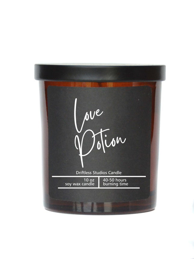 Love Potion Soy Wax Valentines Day Candle - 10 oz Candles