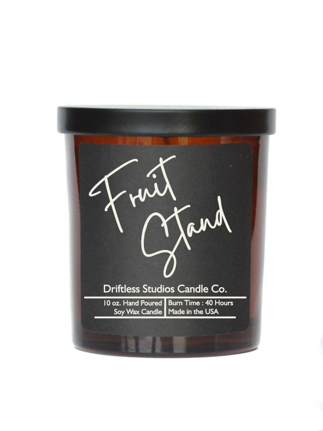 Fruit Stand Soy Wax Summer Candles - 10oz Candle + Lid