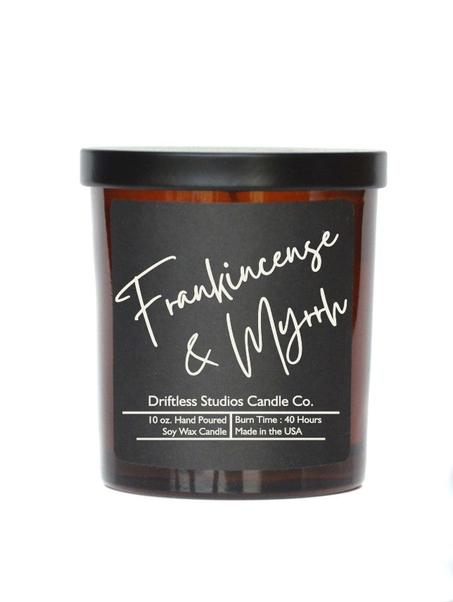 Frankincense & Myrrh  Soy Wax Candles - Holiday Candle