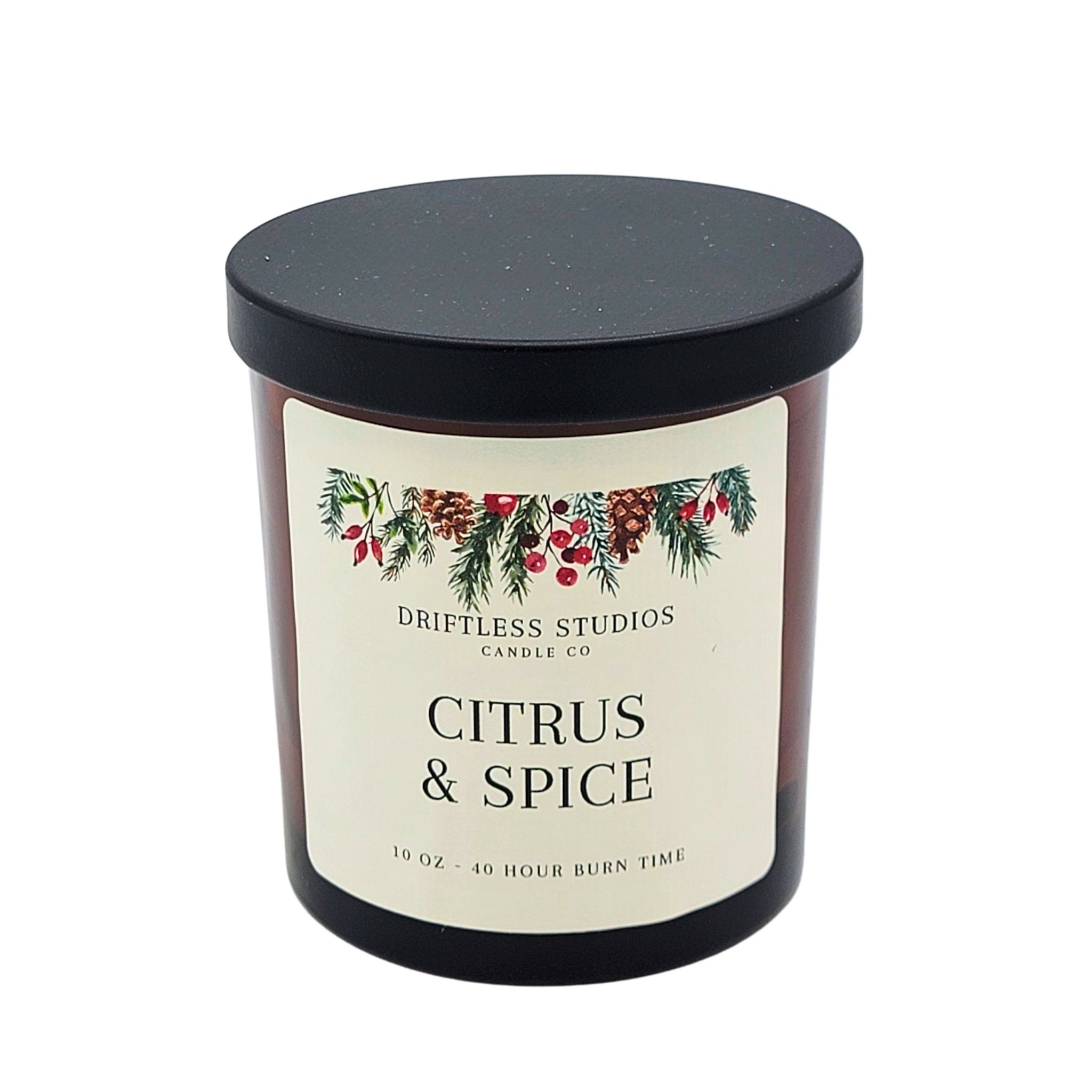 Citrus & Spice Candle Holiday Candles - Christmas Decor - Driftless Studios