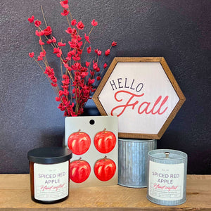 Spiced Red Apple Fall Soy Wax Candle