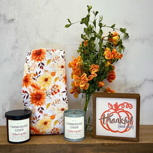 Farmhouse Cider Fall Decor Soy Candle