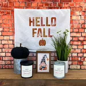 Hot Chocolate Fall Decor Soy Candle
