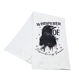 "Whisperer Of Impending Doom" Halloween Tea Towel - CLT019