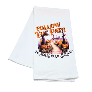 "Halloween Delight" Halloween Tea Towel - CLT021