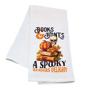 "A Spooky Readers Delight" Halloween Tea Towel - CLT023