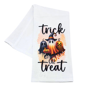 "Trick Or Treat" Halloween Tea Towel - CLT031