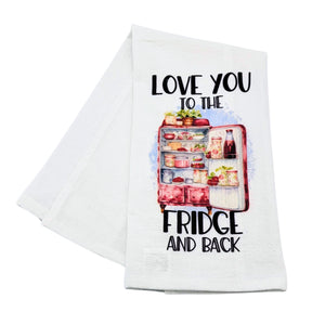 "Fridge and Back" Tea Towel - CLT042