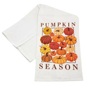 "Pumpkin Season" Fall Tea Towel - CLT062