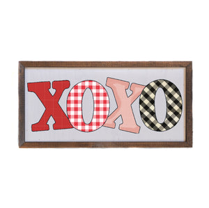 Xoxo Love 12x6 Wall Art Sign - DW060