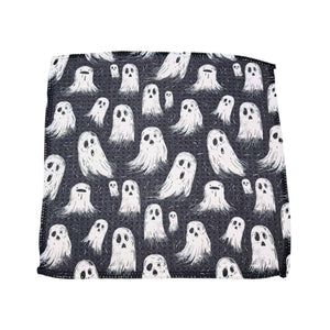 Halloween Scary Ghost Patterned Driftless Waffle Washcloths - SMWFL004