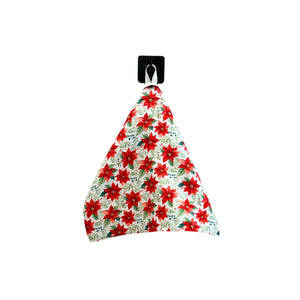 Poinsettia Christmas Waffle Washcloth - SMWFL011