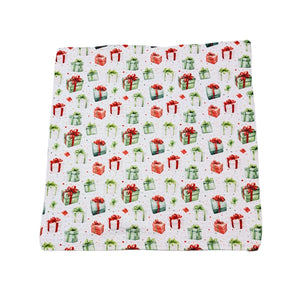 Christmas Gift Pattern Waffle Washcloth - SMWFL012