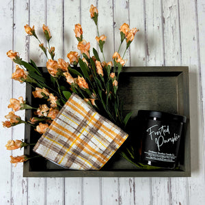 Fall Flannel Waffle Dishcloth - SMWFL013