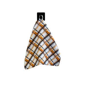 Distressed Fall Flannel Waffle Dishcloth - SMWFL014