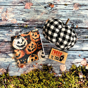 Jack O Lantern Halloween Waffle Washcloths - SMWFL015