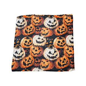 Jack O Lantern Halloween Waffle Washcloths - SMWFL015