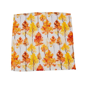 Autumn Trees Waffle Washcloths - SMWFL020