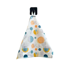 Fun Retro Pattern Waffle Kitchen Washcloths - SMWFL024