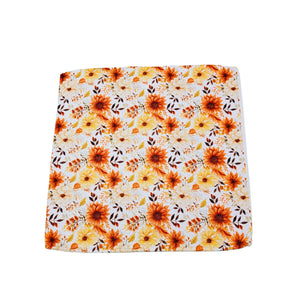 Fall Mums Floral Waffle Washcloths - SMWFL026