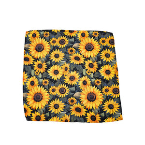 Fall Sunflowers Waffle Washcloths - SMWFL027