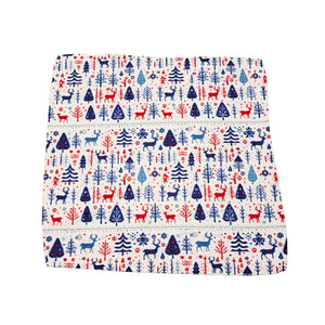 Nordic Christmas Pattern Waffle Washcloth - SMWFL036