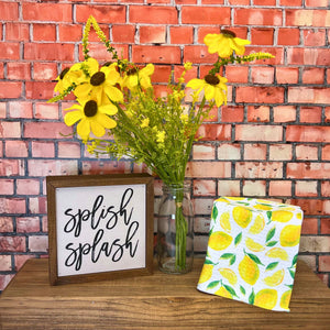 Ripe Lemon Waffle Bar Washcloths - SMWFL038