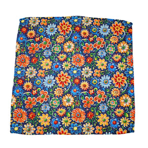 Colorful Flower Pattern Waffle Weave Dishcloth - SMWFL048