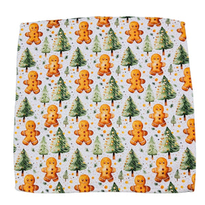 Christmas Gingerbread Cookie Waffle washcloth - SMWFL052