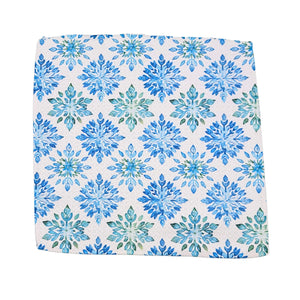 Let it Snow Pattern Waffle Washcloth - SMWFL060