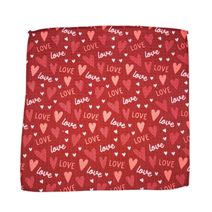 Valentines Hearts & Love Waffle Dishcloth - Valentines Gifts - SMWFL074