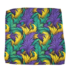 Mardi Gras Masquerade Feathers Waffle Dishcloth Spring Decor - SMWFL077