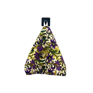 Mardi Gras Floral Pattern Waffle Dishcloth - Spring Decor - SMWFL079