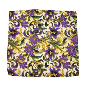 Mardi Gras Floral Pattern Waffle Dishcloth - Spring Decor - SMWFL079