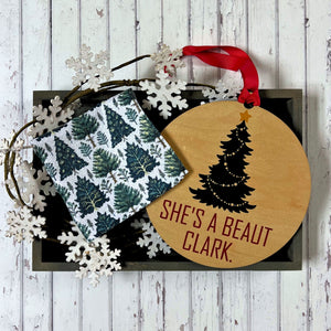 Fresh Cut Christmas Tree Waffle Washcloth - SMWFL035