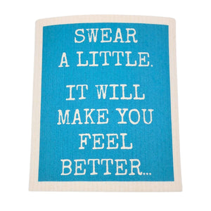 Swear a Little Funny Swedish Dishcloths - Kitchen Gadgets