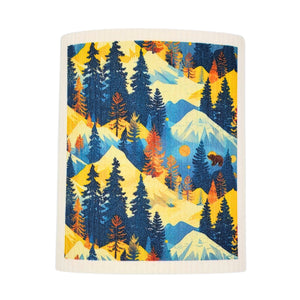 Summer Hiking Trip Swedish Dishcloths- Fathers Day